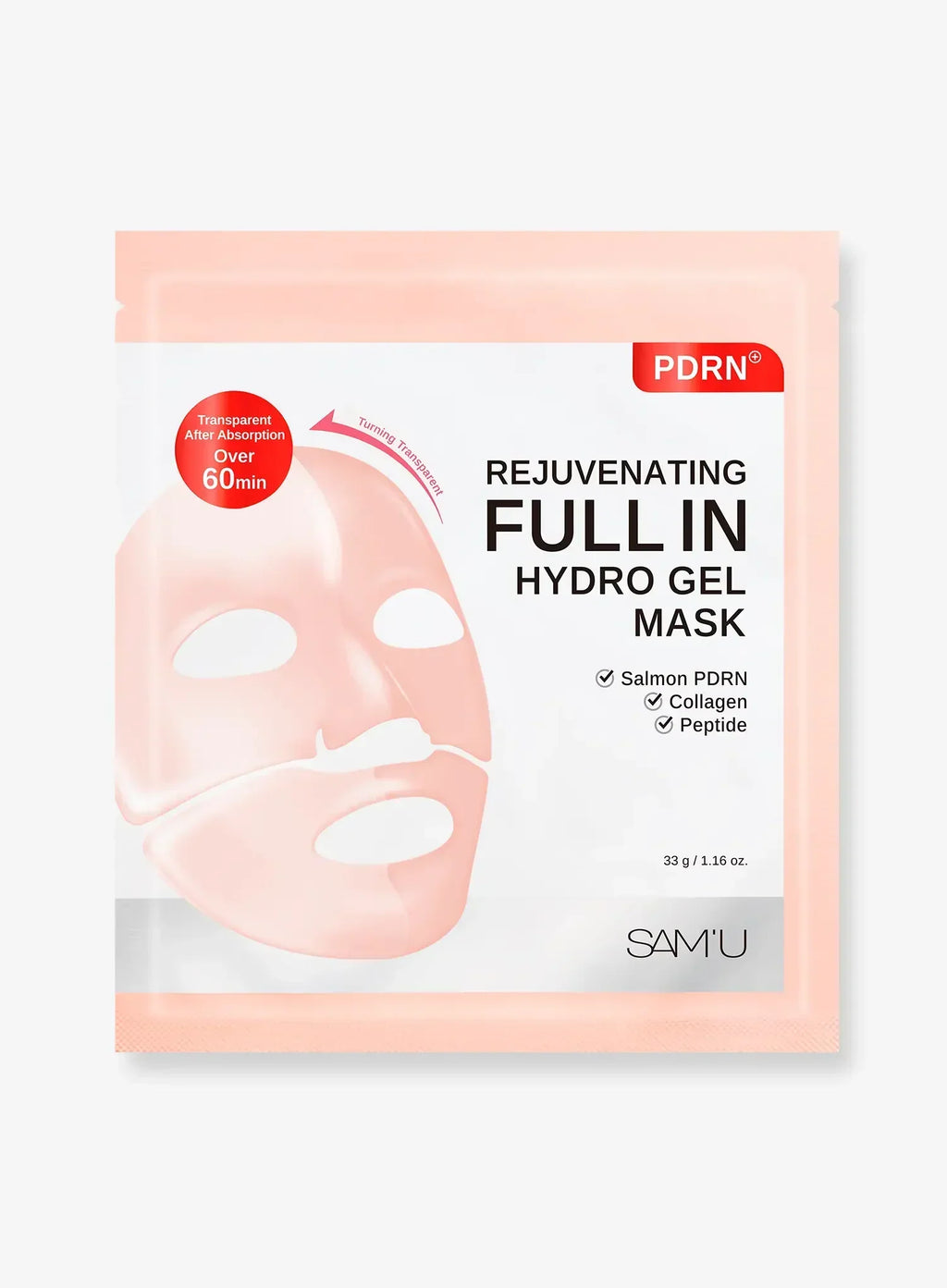 PDRN Rejuvenating Full In Hydro Gel Mask (33g*4ea)