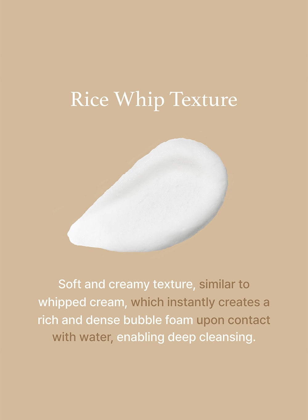 Rice Whip Facial Cleanser (150ml)