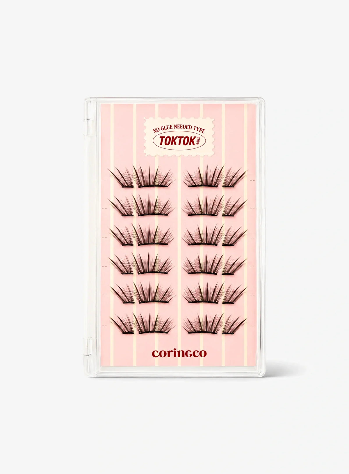 TOKTOKHARA No Glue Half Eyelash (24pcs)