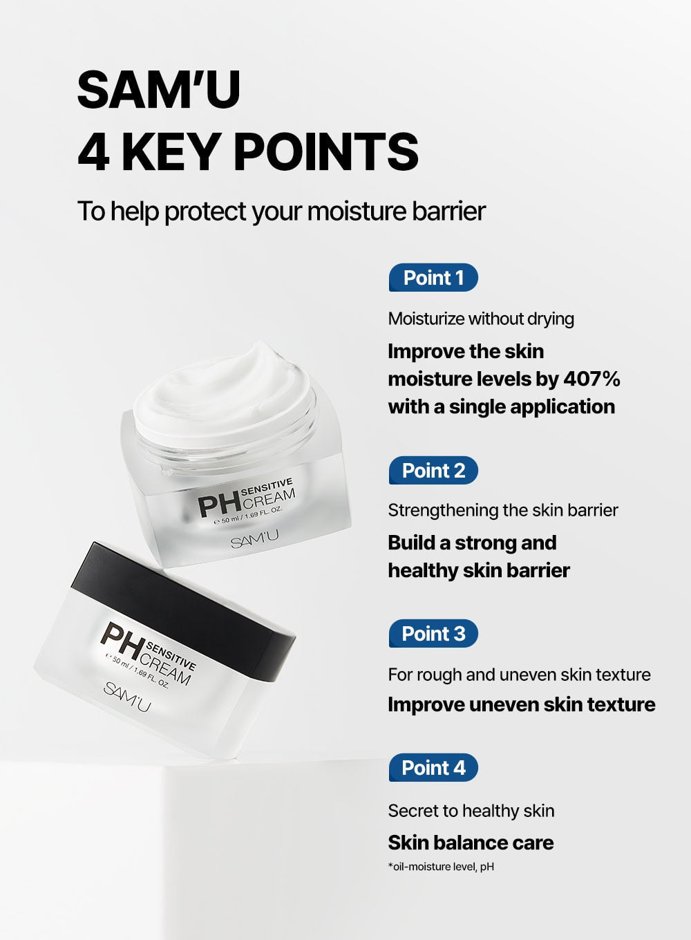 PH Sensitive Cream (Jar) (50ml)