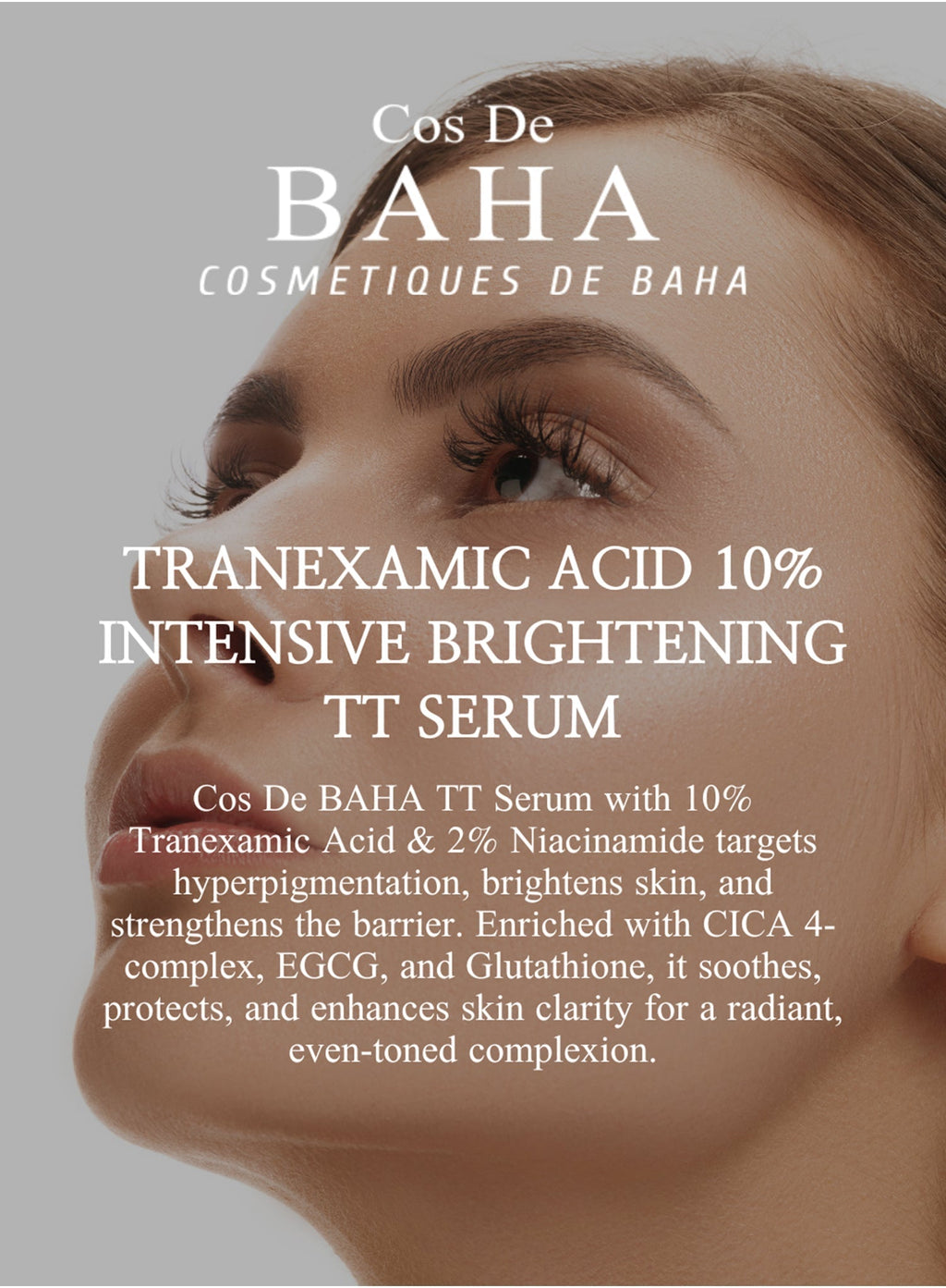 Tranexamic Acid 10% Niacinamide 2% Cica EGCG Glutathione Serum Trio Set (30ml*3ea) (TT)