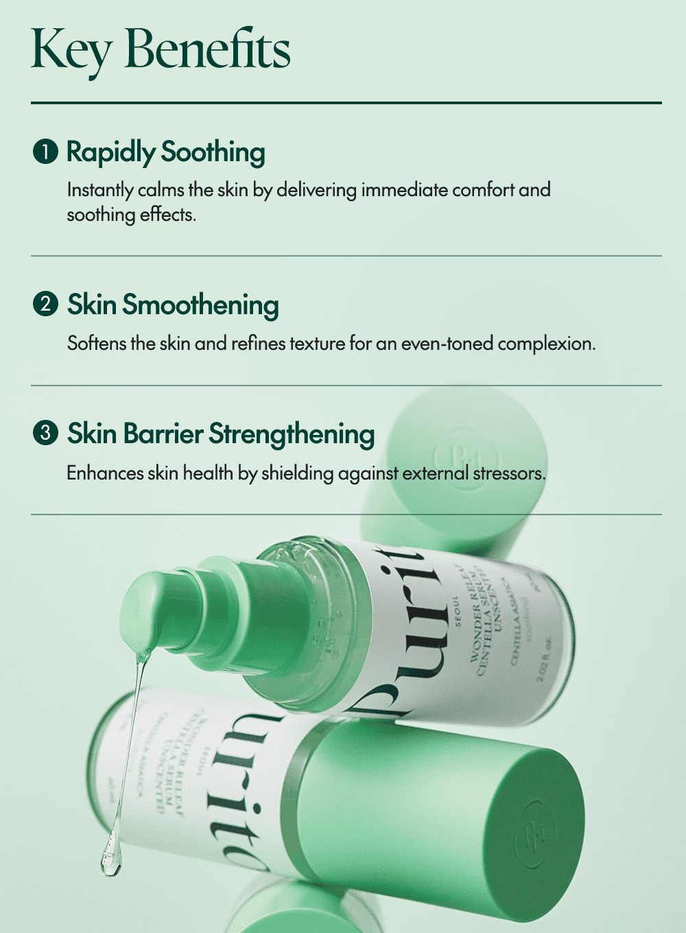 Wonder Releaf Centella Serum Unscented (60ml)