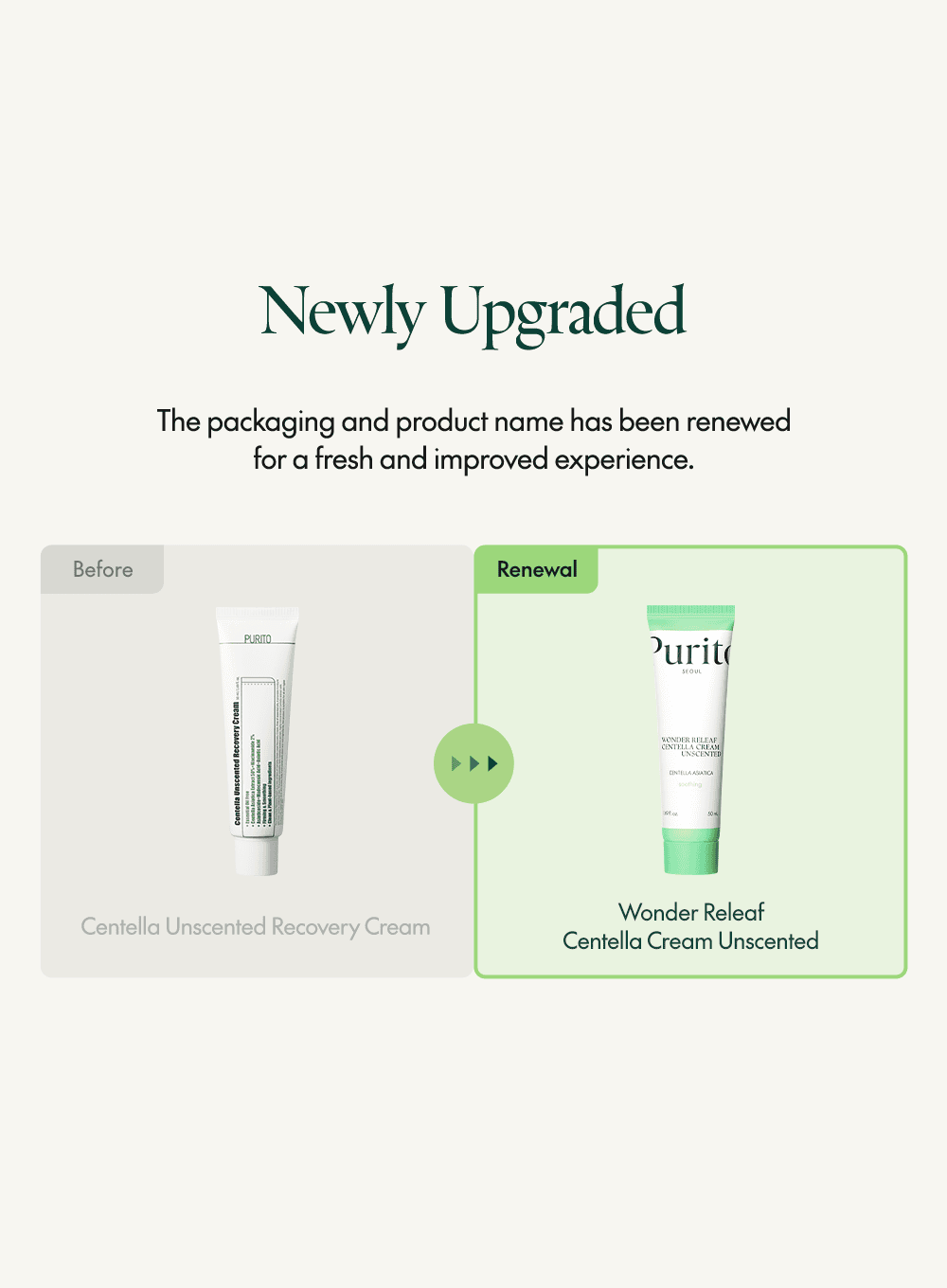 Wonder Releaf Centella Cream Unscented Trio Set (50ml*3ea)