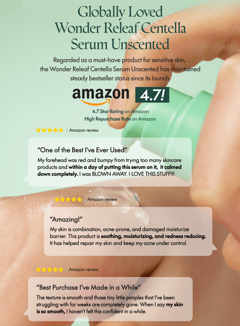 Wonder Releaf Centella Mini Kit Unscented (60ml)