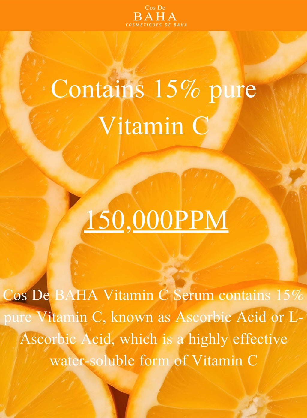 Vitamin C 15% Arbutin 2% B5 Hyaluronic Acid Serum 30ml (VA)