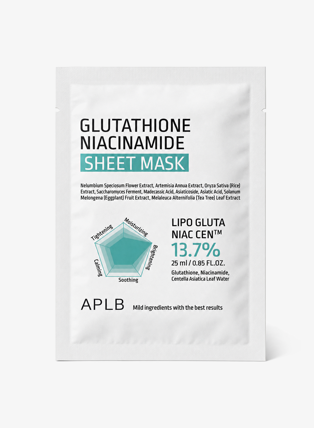 APLB Sheet Mask Variety Set (4 Types × 4 Sheets / 16 Sheets)