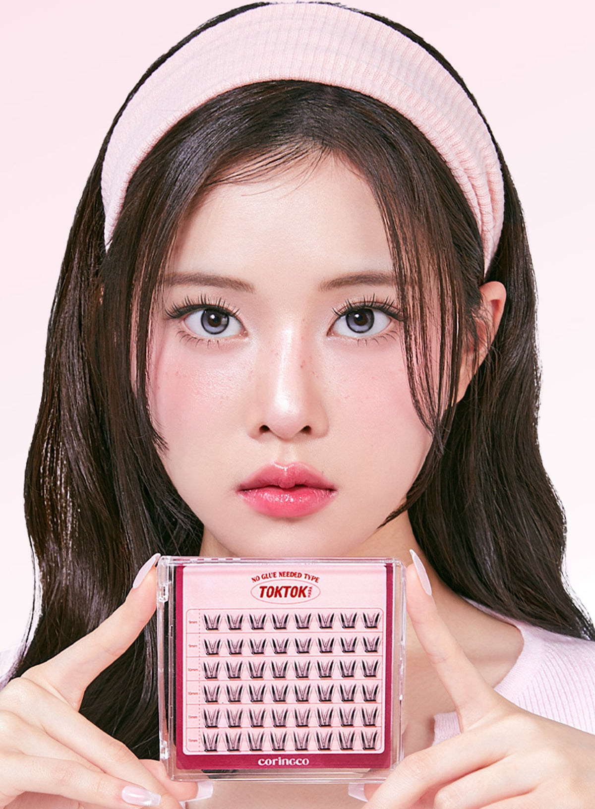 TOKTOKHARA No Glue Eyelash - Long (36pcs-54pcs)