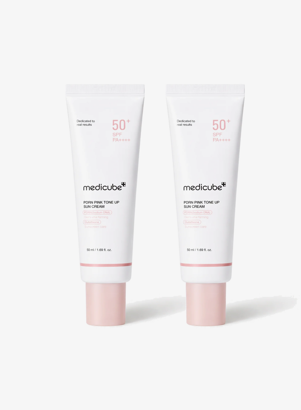 PDRN Pink Tone Up Sun Cream (SPF50+ PA++++) Duo Set (50ml*2ea)