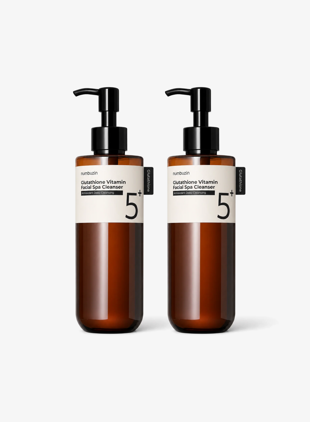 No.5+ Glutathione Vitamin Facial Spa Cleanser Duo Set (200ml*2ea)