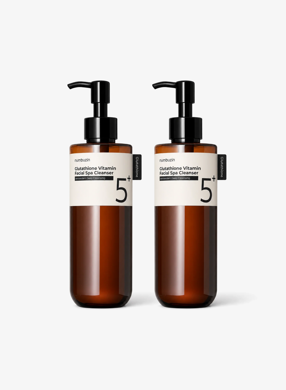No.5+ Glutathione Vitamin Facial Spa Cleanser Duo Set (200ml*2ea)