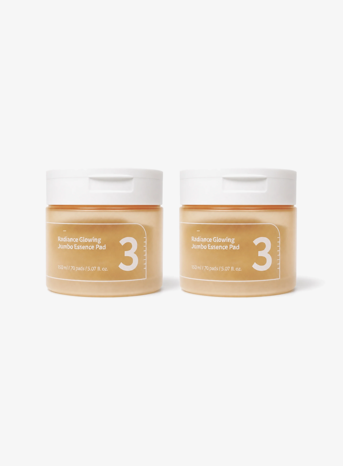 No.3 Radiance Glowing Jumbo Essence Pad Duo Set (70ea / 190ml)*2ea