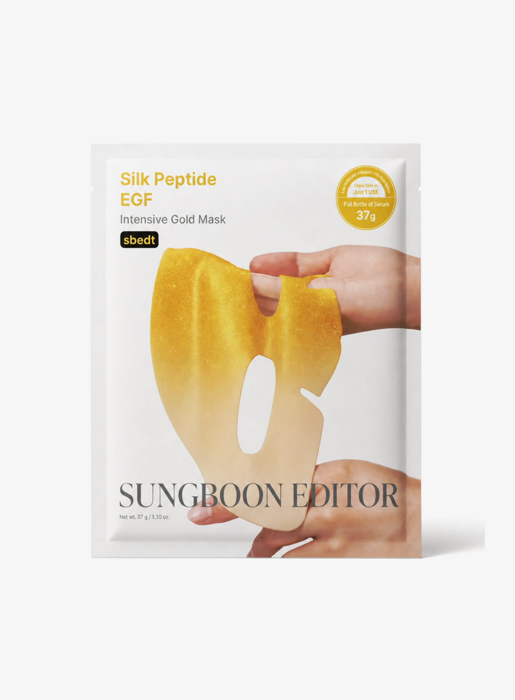 Silk Peptide EGF Intensive Ampoule & Gold Mask Set (4 Sheets)